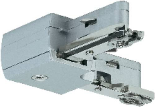 Paulmann URail L-Verbinder Eckverbinder für Hochvolt-Schienensysteme, Chrom matt, B/H/T: 6,2 x 1,8 x 6,2 cm - Bild 1