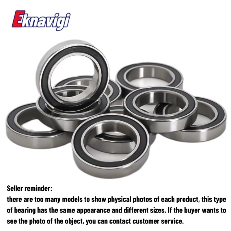 Eknavigi Rillenkugellager 6820 61820 ZZ/2RS ABEC-1 P0 Hochgeschwindigkeitslager für Motormaschinen, Farbe: Silber, B/H/T: 100 x 125 x 13 mm - Bild 2