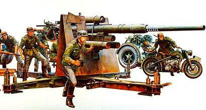 Tamiya German 88 mm Gun Flak 36/37, Modellfahrzeug, 1:35 - Bild 1