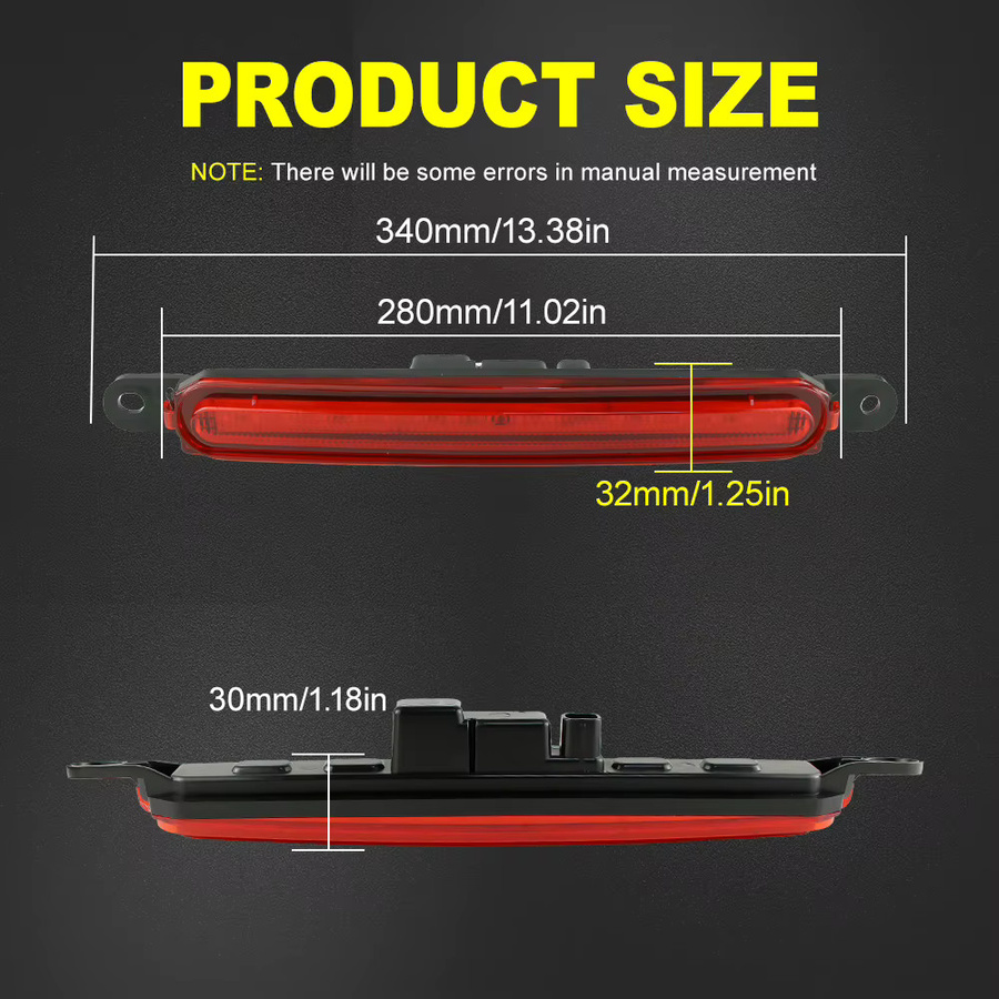 APMATAUTO LED Dritte Bremsleuchte in Rot/Rauchglas für Mitsubishi Lancer 2008-2016 OEM 8334A065 - Bild 2
