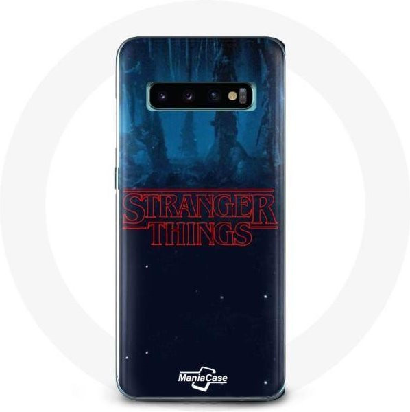 Samsung Galaxy S10 Plus Schutzhülle mit Stranger Things Staffel 2 Logo in Multicolour - Bild 1