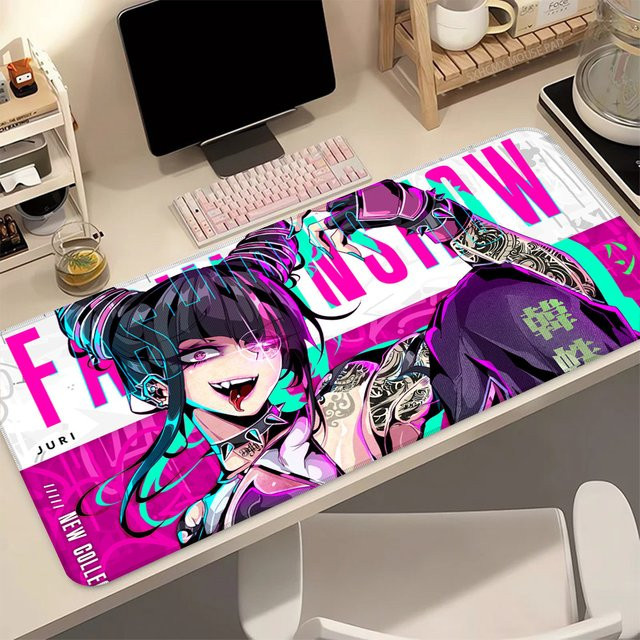 Bandai Mauspad mit Anime-Mädchen-Design in Multicolour für Büro und Gaming - Bild 1