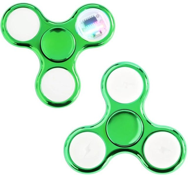 Topmix LED Fidget Spinner Regenbogen, Leuchtend, grün - Bild 1