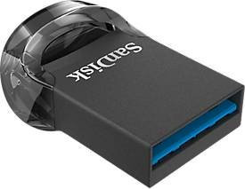SanDisk Ultra Fit USB 3.1 Flash Laufwerk, 16 GB, Schwarz - Bild 1