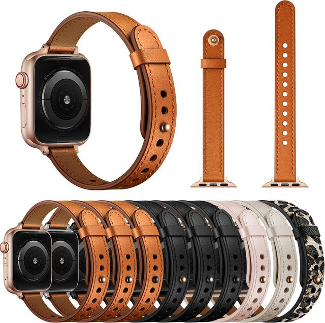 WoMaGe Uhrenarmband Leder, Unisex - Bild 1