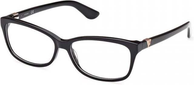 Guess GU2948N Korrektionsbrille, Vollrand, rechteckig, Damen, Black, Acetat - Bild 1