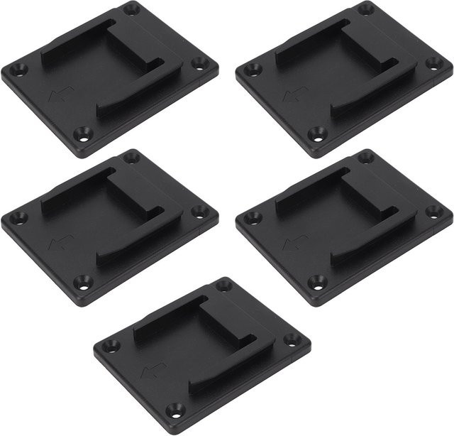 5er Set Bosch Werkzeughalter Dockhalterung in Schwarz aus ABS-Kunststoff für 14,4V und 18V Lithium-Akku-Elektrowerkzeuge - Bild 1