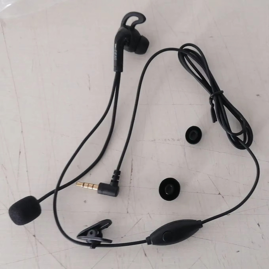 EJEAS Schiedsrichter-Kopfhörer in Schwarz mit 3,5-mm-Schnittstelle, PTT-Ohrbügel und monauralem In-Ear-Headset für FBIM, V6C PRO, V4C PLUS, V6C und V4C - Bild 3