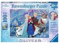 Ravensburger Disney Frozen Die Eiskönigin Kinderpuzzle Glitzernder Schnee für Mädchen ab 6 Jahren - Bild 1