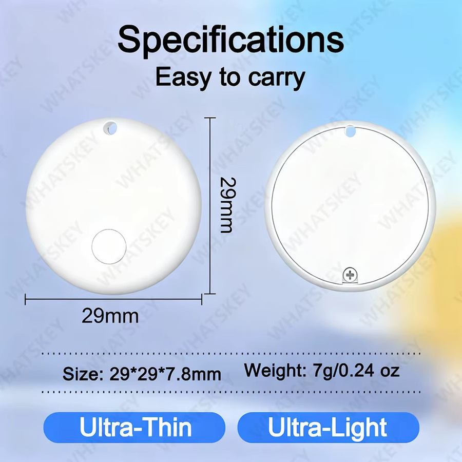 Peocke Mini GPS Locator Smart Tag mit Bluetooth und Android-Kompatibilität für Schlüssel, Haustiere oder Kinder in Schwarz oder Weiß - Bild 4