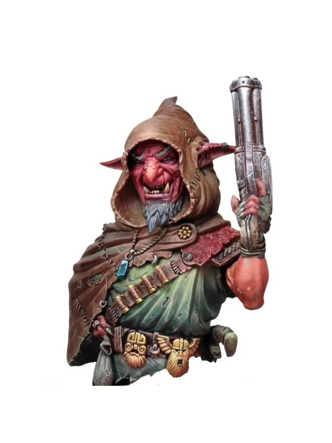 GK Zwergschütze Halbfigur, Resin-Soldatenmodell, Fantasy, unmontierter und unbemalter Bausatz - Bild 2