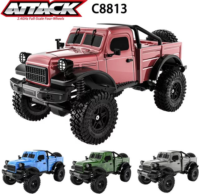 JIKEFUN Dodge Pickup Simulations-Kletterauto, Elektro-Truck, wasserdicht - Bild 1