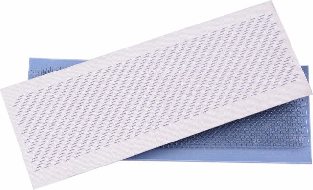Haarverlängerung Zeichenkarte mit Nadeln, 24x9 cm, Matt - Bild 1