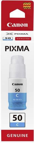 Original Canon GI-50C Nachfülltinte Cyan für PIXMA G-Serie Inkjet-Drucker - Bild 1