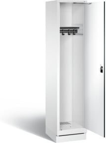 C+P Garderobenschrank Evolo in Weiß und Verkehrsweiß, H x B x T: 180 x 42 x 50 cm - Bild 1