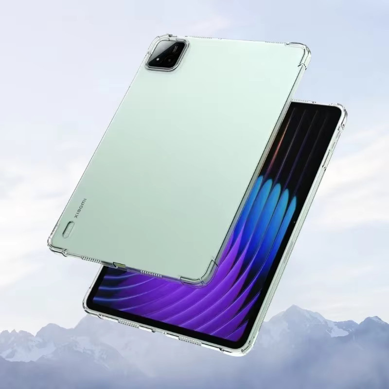 Transparente Silikon Hülle für Xiaomi Pad 7 und Pad 7 Pro 11,2 Zoll aus weichem TPU mit Airbag-Schutz - Bild 3