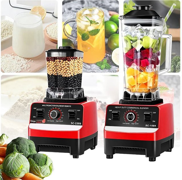 Bromose 2-in-1 Standmixer mit 2000W Leistung für Smoothies und Eiscreme aus Kunststoff - Bild 1