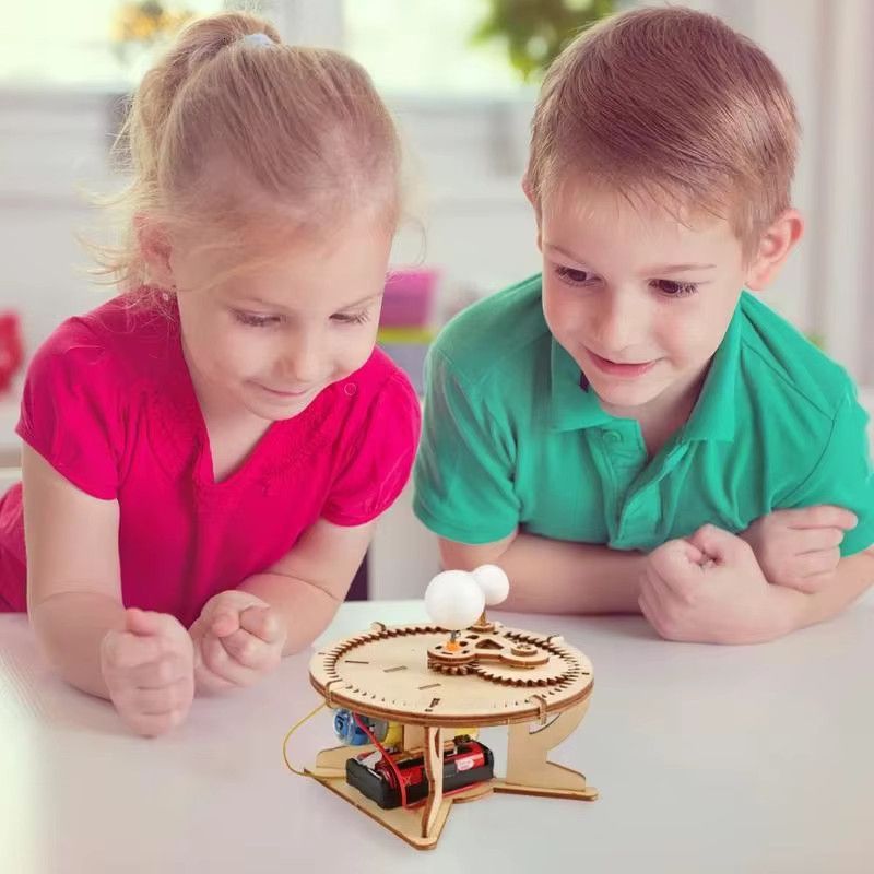 Soulbao DIY Sonnensystem Astronomie Modell aus Holz als mechanisches Puzzle-Set für Kinder - Bild 2