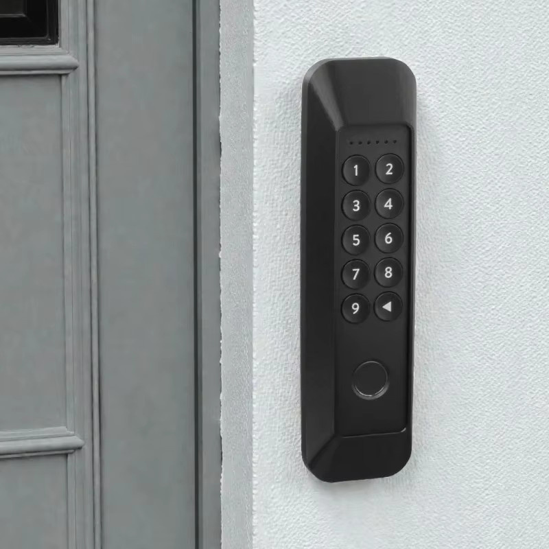 Nuki Wandhalterung für Nuki Keyboard 2 in Schwarz mit Diebstahlschutz und wetterbeständigem Displayständer - Bild 3