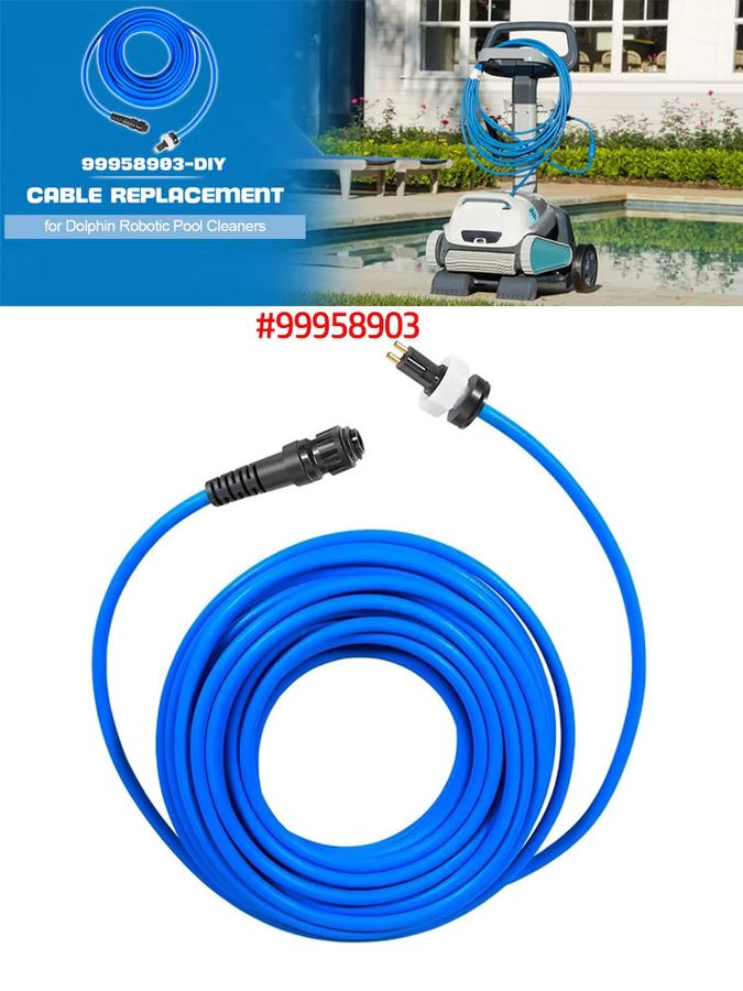 Dolphin Maytronics DIY-Kabel 2-Draht Blau, Länge: 18 m, passend für S200, Active 20, Triton PS, Discovery und Quantum - Bild 4