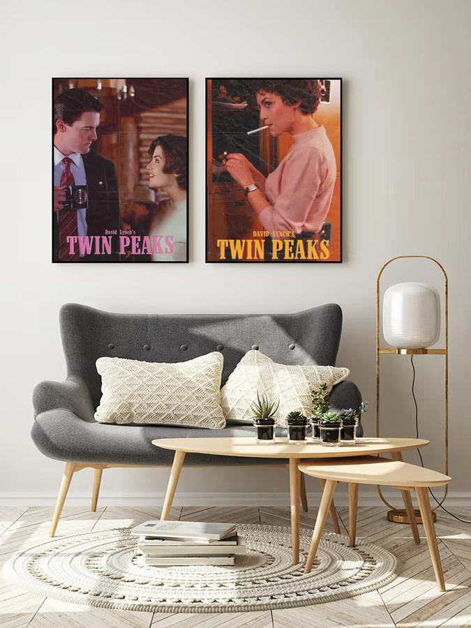 Wasserfester Twin Peaks Wandaufkleber als selbstklebendes Poster für deine Wanddekoration in Mehrfarbig - Bild 7