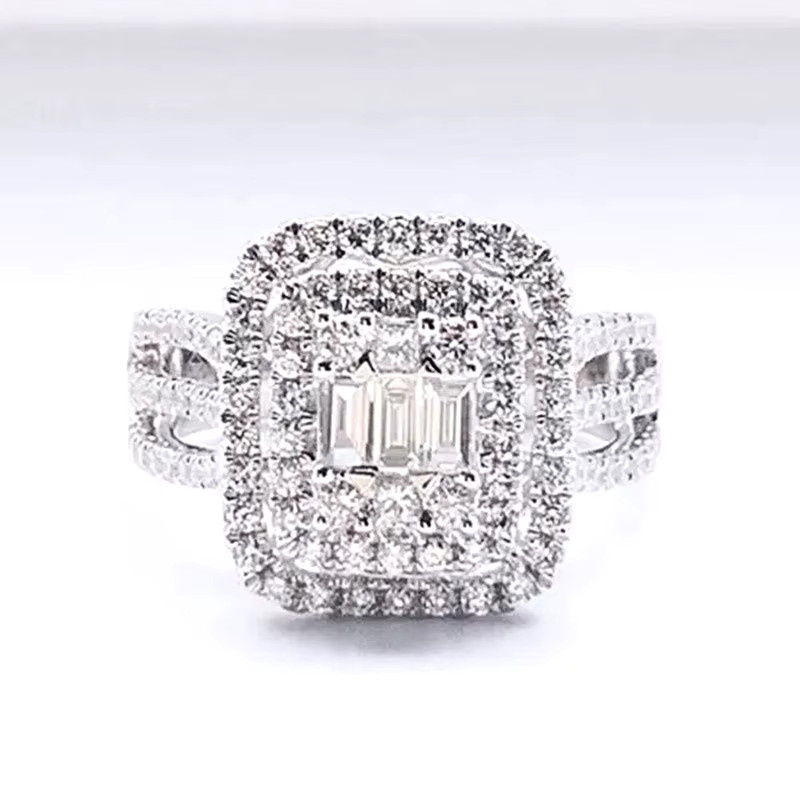 Huitan Ring, Silber, Zirkonia, Damen - Bild 2