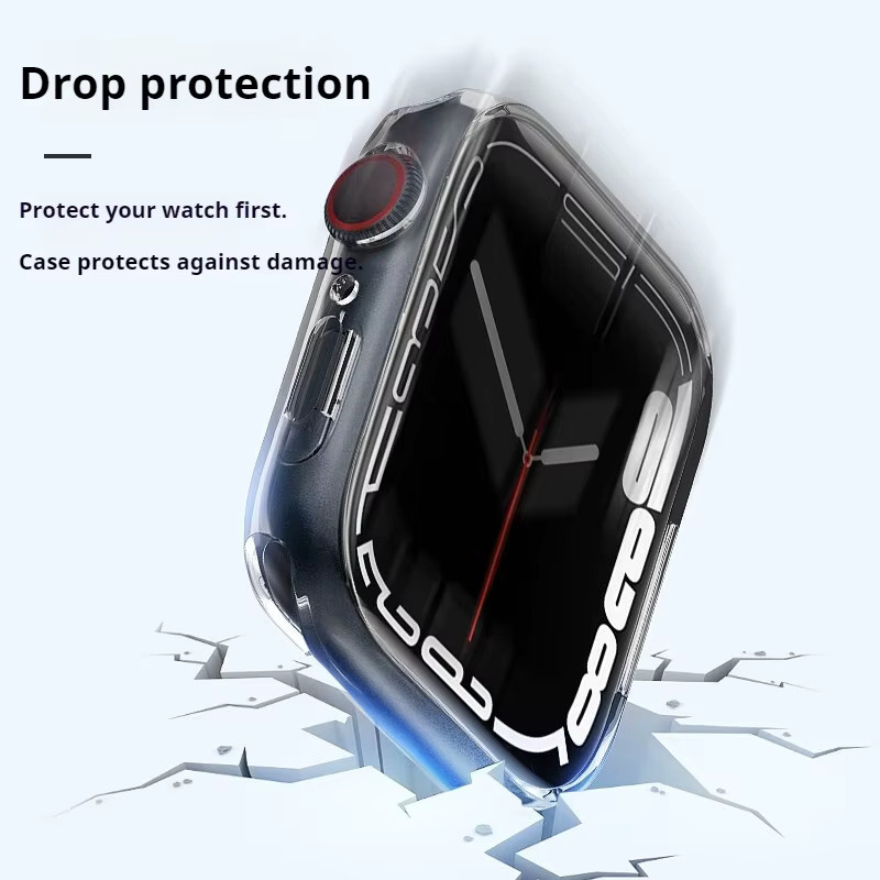 Apple Silikonhülle für Apple Watch, transparent, Unisex - Bild 1