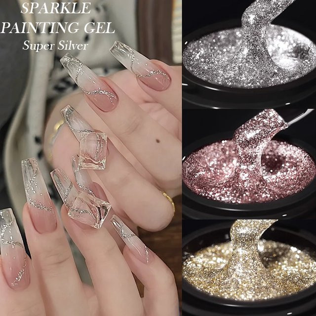 BORN PRETTY Nagellack, Rose Gold, Glänzend, 3 Stück - Bild 1