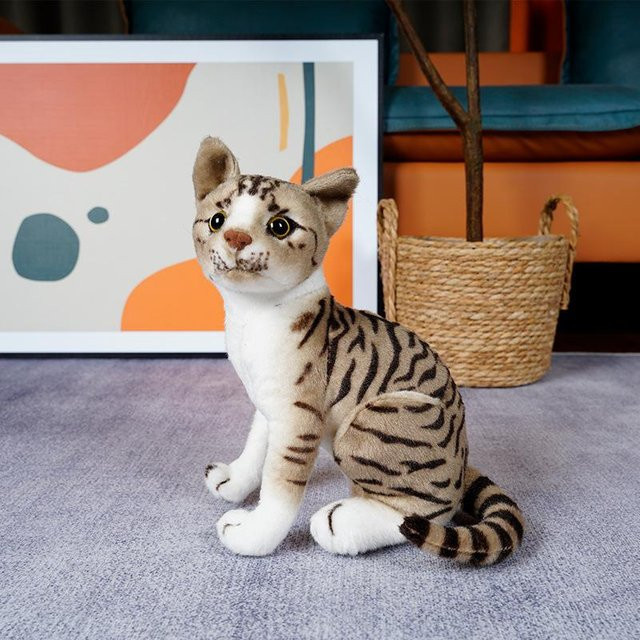 Lebensechte Plüsch-Siamkatze, Plüschtier, 20cm, ab 3 Jahren - Bild 1