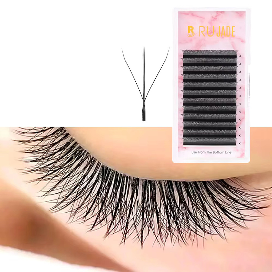 Lashrujade W-förmige 3D Fairy Lashes, Schwarzbraun, Unisex - Bild 4