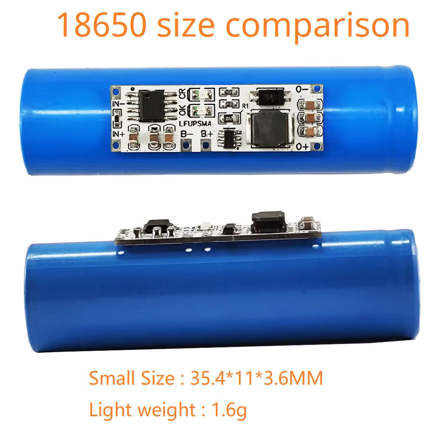 eletechsup LiFePO4 3,6 V Ladegerät für 32140 32700 18650 Akkus mit Entladungs-USV-Modul und DC-Boost-Konverter - Bild 2