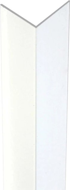 Arcansas Winkelprofil gleichschenklig aus Aluminium in Weiß, B/B: 20 x 20 mm, Länge: 1000 mm - Bild 1
