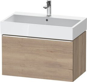 Duravit Waschtischunterschrank D-Neo, wandhängend, braun, B: 78,4 cm, T: 44,2 cm, H: 44,0 cm - Bild 1