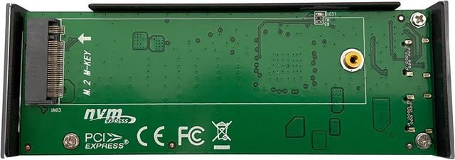 LC Power LC-M2-C-NVME-2X2 M.2 NVMe SSD Speichergehäuse mit USB 3.2 Gen 2x2 in Schwarz - Bild 1