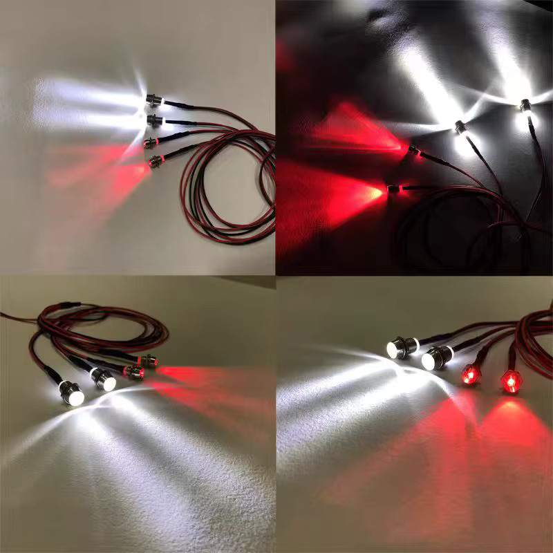 KePaQi RC Universal-Fernbedienung, Modellscheinwerfer, 1-Punkt, 2/4/6/8 LED-Modellscheinwerfer - Bild 5