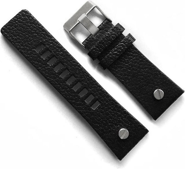 Diesel Uhrenarmband Rindsleder, Goldene Nieten, 28 mm, Unisex - Bild 1