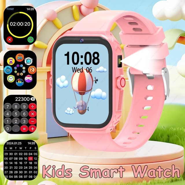 Ola Esporte Smartwatch, Kunststoff, Lila, Kinder - Bild 1