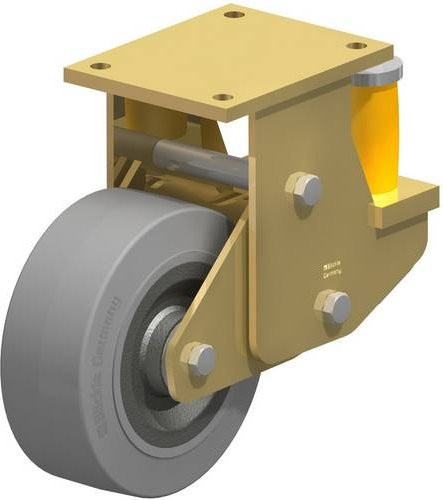 Blickle BSFE-SE 202K-SG Bockrolle gefedert in Anthrazit mit 200 mm Rad-Durchmesser und 850 kg Tragfähigkeit - Bild 1