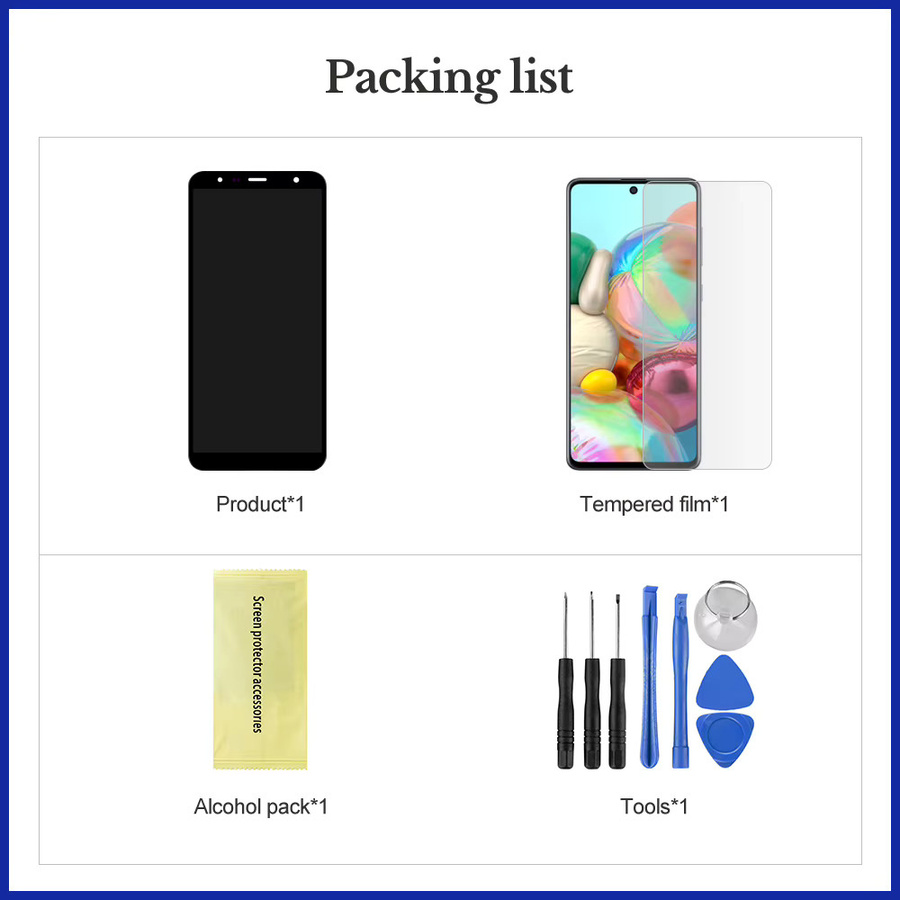 Samsung J6 Plus Display Ersatz LCD Bildschirm 6,0 Zoll in Schwarz - Bild 4