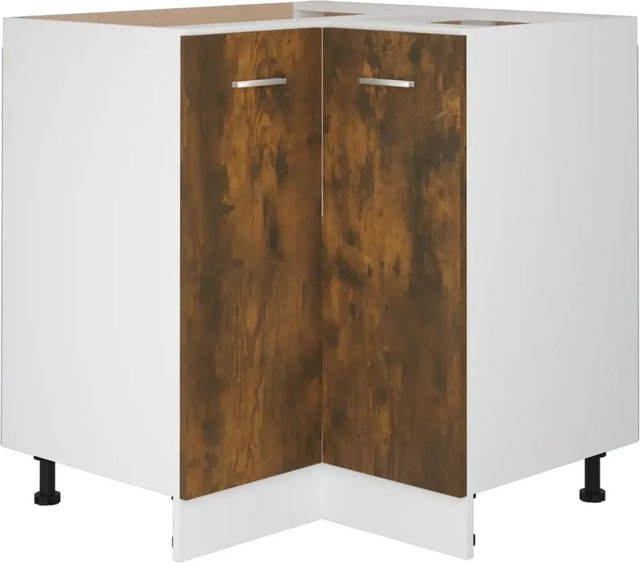 vidaXL Küchenschrank aus Holzwerkstoff in Räuchereiche, B/T/H: 75,5 x 75,5 x 80,5 cm - Bild 1