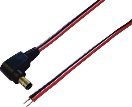 BKL Electronic DC-Hohlstecker 075903-750 verzinnt in Schwarz mit 0,75 m Kabellänge - Bild 1