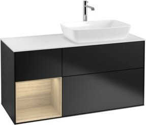 V&B Waschtischunterschrank Finion in Weiß lackiert, Breite: 120 cm, Tiefe: 50,1 cm, Höhe: 50,1 cm - Bild 1