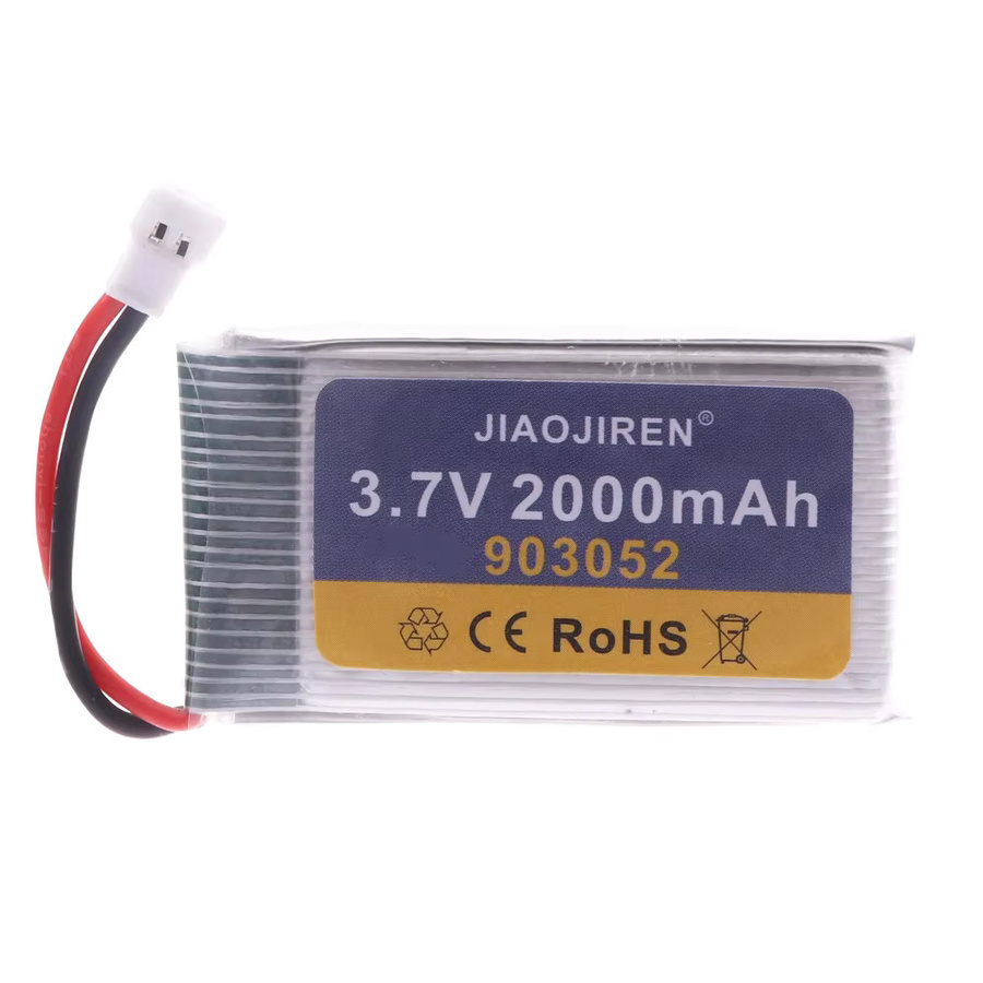Syma Lipo-Akku und Ladegerät Set für RC Quadcopter mit 3,7 V und 2000 mAh sowie XH2.54 Stecker - Bild 2
