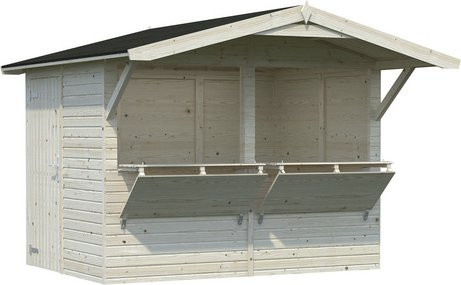 Verkaufsstand Stella von PALMAKO aus Holz in Braun, B/H/T: 311 x 229 x 190 cm - Bild 1