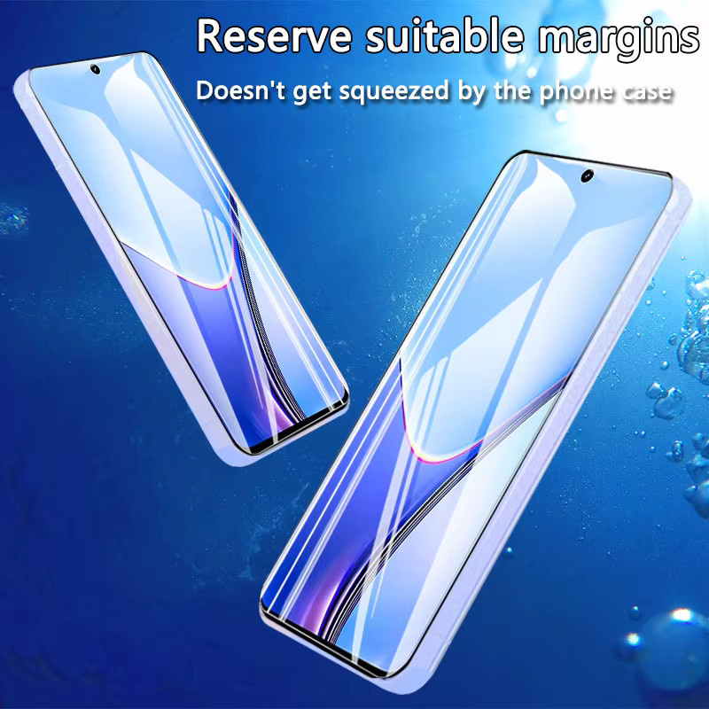 Displayschutzfolie aus gehärtetem Glas für Realme V50, V50s und 50s, transparent, kratzfest und fingerabdruckarm, 1–4 Stück - Bild 4