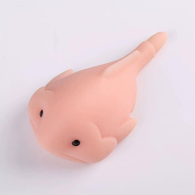 Binchi Blobfisch Quetschspielzeug, Sensorisches Tier, Weiche Pop Fidget Spielzeuge, 1-teiliges Set - Bild 1