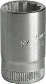 Stahlwille Steckschlüsseleinsatz 3/8 Zoll 12-kant SW 13 mm L 30 mm Silber - Bild 2