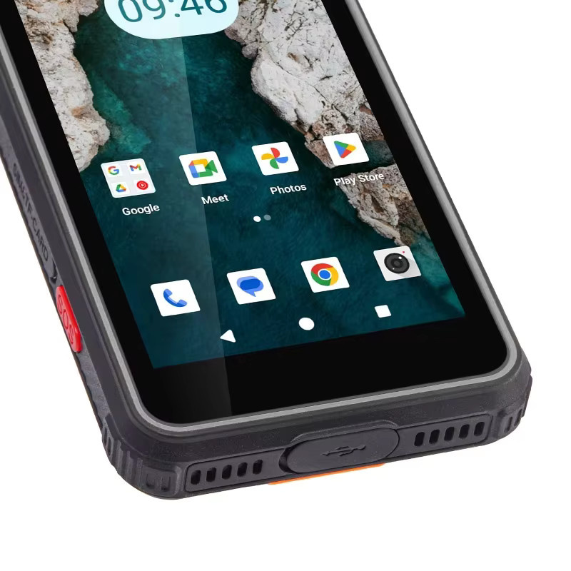 UNIWA R4-Plus Robustes Smartphone mit Android 14, 4G LTE, 4 GB RAM, 64 GB ROM, 4,0 Zoll Display, 3000 mAh Akku, 16 MP Kamera und NFC in Schwarz - Bild 5