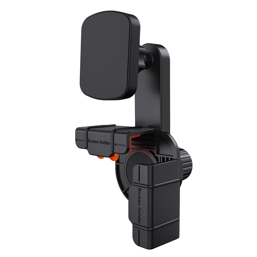 Xnyocn Magnetischer Handyhalter für Auto-Bildschirm und Büro-Monitor in Schwarz, universelle Display-Seitenhalterung mit Platte - Bild 7