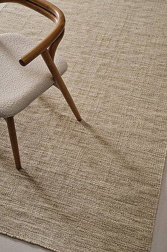 COMO Wollteppich Beige, Rechteckig, Weboptik - Bild 1